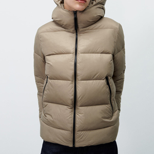 Chaquetas de Invierno para Hombre de Nailon de Alta Calidad, Diseña Tu Propia Chaqueta Acolchada con Capucha y Cuello, Color Sólido, con Tu Diseño - Product Image 3