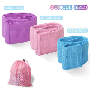 Wholesale Custom Logo Light Weight Comfortable Hip Circle Bands <b>Latex</b> Material Quick Dry Breathable <b>for</b> <b>Men</b> & Women - Product Image 1