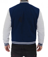 Veste universitaire de baseball personnalisée, veste Letterman haut de gamme en mélange de coton, streetwear, vente en gros, fournisseur OEM ODM, veste universitaire