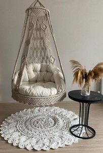 25 Colors Macrame Swing, Hanging Chair, Hängesessel, Swing Chair, Macrame Rocking Swing Chair, hanging chair indoor - Product Image 2