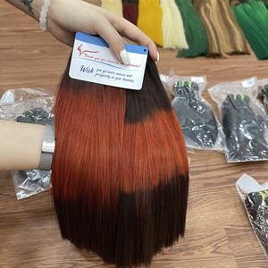 ผมต่อสีเวียดนามสีน้ำตาล2024ทรงตรงทำจากกระดูกสำหรับฤดูร้อน - Product Image 4