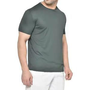 Premium Quality 100% Cotton Breathable Knitted Men's Casual <b>T</b>-<b>Shirt</b>-High Quality Solid Color Best Selling Customizable Options - Product Image 5
