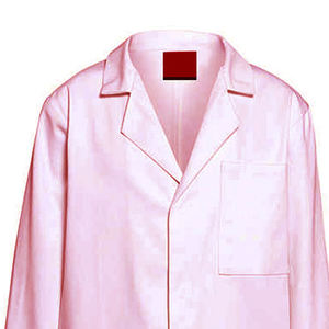 เสื้อกาวน์แพทย์สีขาวพรีเมียมแบบยูนิเซ็กซ์ แขนยาว ติดกระดุม มีกระเป๋าหลายช่อง ชุดยูนิฟอร์มโรงพยาบาลสำหรับมืออาชีพ - Product Image 4