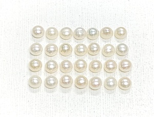 Perles de culture d'eau douce blanches AAA, forme cabochon ronde, 2,20 mm, 2,75 mm, 3,10 mm, 3,40 - 3,50 mm, pierres précieuses naturelles pour la création de bijoux - Product Image 2