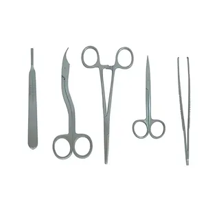 Best Price 9-Piece Manual Surgical Instruments Set Stainless Steel Material CE ISO Approved Class I BY <b>Blush</b> Surgical Instrument - Product Image 4