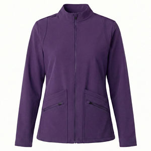 Blouses médicales personnalisables avec logo et couleurs, vêtements de travail médicaux, prix de gros, coupe ajustée, mélange de spandex, blouses médicales en gros - Product Image 6