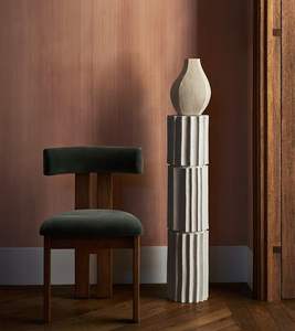 High Quality Modern Solid Recycled Teak Wood Dining Arm <b>Chair</b> Furniture with Armrest Without Cushion <b>Black</b> Apartment & Hotel Use - Product Image 1