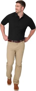 Camiseta de manga corta para hombre, de punto teñido, anti-bolitas, con cuello en V, estilo casual, deportivo, ajustado, con bolsillo, a la moda, Verano 2026 - Product Image 3