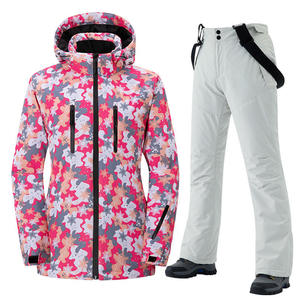 Traje de Esquí Profesional Impermeable para Invierno, para Hombre y Mujer, Chaqueta y Pantalones de Snowboard con Degradado, Térmico, Transpirable y Resistente al Viento - Product Image 3