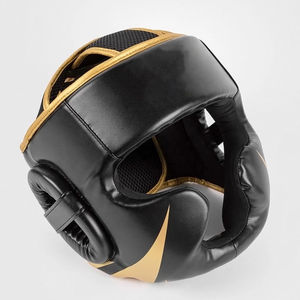 Casque de boxe, protection de tête rembourrée réglable pour entraînement MMA, Muay Thai, Kickboxing - Product Image 2