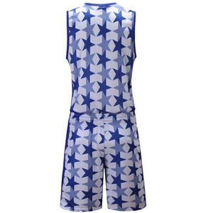 Dernier design d'uniforme de basket-ball unisexe à manches courtes, impression de logo personnalisé, séchage rapide, vêtements de sport de haute qualité, couleur personnalisée 100% - Product Image 3