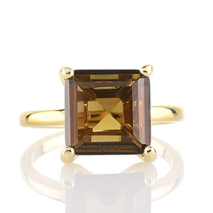 Women's <b>Finger</b> Accessories Solid 925 Sterling Silver Natural Smoky Quartz Cushion Faceted Cut Gemstone Unisex <b>Rings</b> Fine Jewelry - Product Image 2