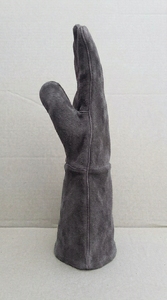 Industrial Heat Protection <b>Gloves</b> <b>Long</b> Cuff Leather Safety <b>Gloves</b> - Product Image 6