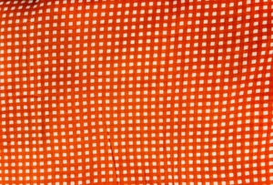 Lovely Gingham Check Cosmetic <b>Bag</b> With Ruffle Zipper Closure Multi-Function Makeup Organizer Cotton Fabric Medium Size - Product Image 5
