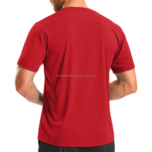 Camiseta de manga corta para hombre, de alta calidad, personalizada, con cuello redondo, tela elástica, para hombre. - Product Image 2
