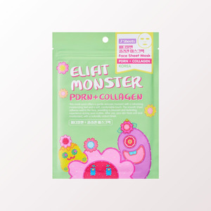 ผลิตภัณฑ์ของแท้จากร้านค้า DANCING WHALE Ellifit Wonderland Monster PDRN Collagen Mask Pack 7 แผ่น มาส์กหน้าแผ่น - Product Image 2