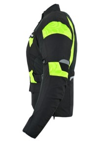 Veste de moto textile pour homme au design optimal, personnalisée, de haute qualité, respirante, en polyester/nylon, taille XL, vêtements de sport très vendus - Product Image 4