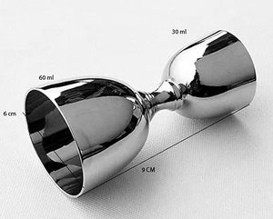 Jigger pour cocktails, essentiels pour les cocktails, jigger en cadeau, jigger de qualité supérieure, jigger de luxe, jigger pour cadeau d'entreprise, jigger pour cadeau de mariage - Product Image 1