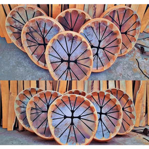Tambor de Mano Chamánico de Alta Calidad de 14 Pulgadas para Práctica de Percusión, con Parches de Piel de Vaca, Hecho a Mano, Instrumento Musical de Percusión - Product Image 4