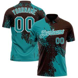 Maillot de baseball sublimé en gros pour homme, polo en polyester à manches courtes, impression du nom de l'équipe, respirant, coupe classique, haut pour adulte - Product Image 1