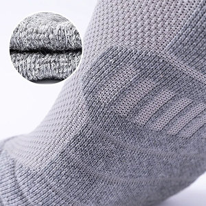 Unisex Premium Custom Polyester <b>Wool</b>-Liner Anti-Slip Casual Crew <b>Socks</b> Winter Outdoor Soccer Workouts-Geometric Pattern Cuff - Product Image 5