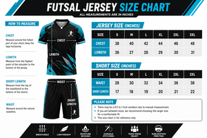 Custom Futsal Jersey Size Chart Premium Heat-Transfer Short Team Uniform Quick Dry Breathable <b>Polyester</b> Sportswear Manufacturer - Product Image 3