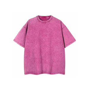 T-shirts vintage de haute qualité effet délavé, vente en gros, t-shirts pour hommes effet délavé surdimensionnés à vendre - Product Image 1