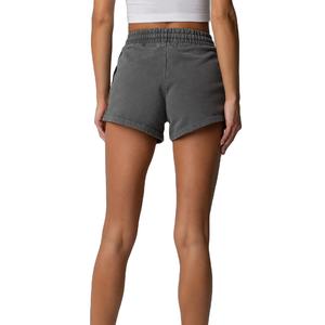 กางเกงขาสั้นสตรีทแวร์ทรงโอเวอร์ไซส์ผ้าคอตตอนเนื้อหนาสำหรับออกกำลังกายหรือเล่นกีฬา - Product Image 4