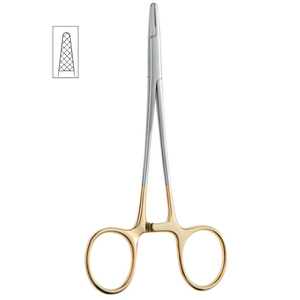 Portaagujas Castroviejo de 140 mm, fabricado profesionalmente, instrumentos microquirúrgicos para cirugía ocular - Product Image 5