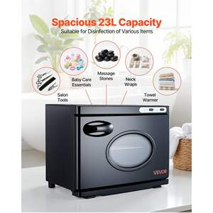 Chauffe-serviettes de spa de grande taille 5 gallons, armoire en acier inoxydable, étagères, chauffage complet pour salon, barbier, chauffe-cire pour massage - Product Image 3