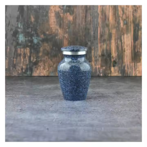 Falah International Cremation Urn Popular Keepsake Unique Marble-Finished Designs Metal Memorial Collection Cremation Urn - Product Image 3