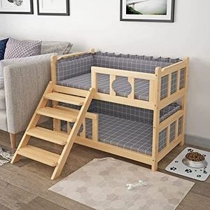 Multifunctional Nightstand with <b>Cage</b> Bed <b>for</b> Small Pet Dog <b>Cat</b> - Product Image 3
