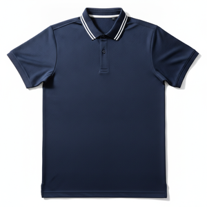 Chemises personnalisées pour hommes et femmes, en tricot uni 100% coton, anti-rides, manches courtes, avec logo personnalisé - Product Image 6