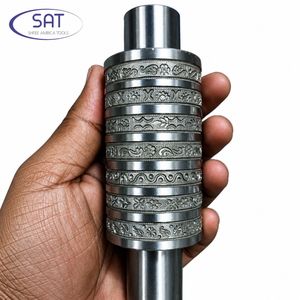 Rouleaux de gravure multi-designs pour bracelets en or et argent personnalisés SAT Jewelry – Singapour, Thaïlande, États-Unis - Product Image 1