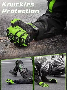 Breathable Full Finger Cycling Gloves Touch Screen Racing Riding Gloves Durable Ventilated <b>Grip</b> <b>Control</b> Gloves - Product Image 5