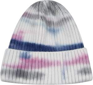 Bonnet en acrylique tendance pour l'extérieur, style streetwear, avec logo brodé, impression tie-dye en relief, caractéristique tissu courant 2026 - Product Image 4