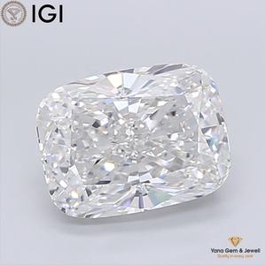 เพชร CVD ขนาด 4.50 กะรัต สี E ความสะอาดระดับ VVS2 รูปทรงคุชชั่น พร้อมใบรับรอง IGI เหมาะสำหรับแหวนลายเซ็น - Product Image 1