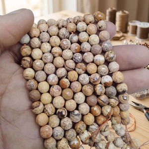 Cuentas de Piedras Preciosas de Cristal Natural Pulido, Sueltas, para Hacer Joyería DIY, Tema de Amor, Navidad, Halloween, Año Nuevo, Ágata Mirani, Rajasthan - Product Image 2