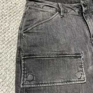 Shorts en jean décontractés coupe droite personnalisés pour hommes, coupe-vent, écologiques, style urbain, 100 % coton, couleur unie, en promotion - Product Image 6