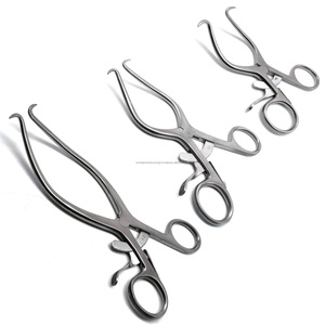 Retractores Quirúrgicos de Precisión World Gelpi, Kit Quirúrgico de Acero Inoxidable de 3 Piezas, Puntas Afiladas, Veterinario, Ortopédico, Manual, CE - Product Image 1
