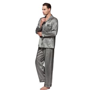 Hot Sale Wholesale <b>Pajamas</b> <b>Set</b> <b>for</b> <b>Men</b> and Women Silk Satin Couple <b>Pajama</b> <b>Set</b> Couples Matching <b>Pajama</b> - Product Image 2