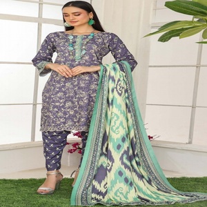Vestido Salwar Kameez de 3 piezas de marca para mujer bordado Bin Hameed Vol VARDA ropa india y pakistaní de Pakistán - Product Image 6