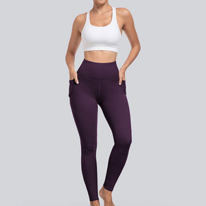 Purple Color Plus Size Legging <b>For</b> Women's Breathable Skin Friendly Cotton Bamboo Fiber <b>Material</b> Long Lasting Wear Leggings - Product Image 5