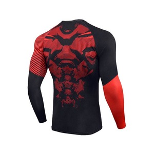 ชุดออกกำลังกายผู้ชาย เสื้อและกางเกงรัดรูป แขนยาว ชุดกีฬาแบบรัดรูป ชุดเบสเลเยอร์รัดรูป - Product Image 4