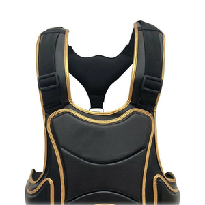 Protège-poitrine en cuir épais pour la boxe et l'entraînement MMA, protections d'arts martiaux rembourrées en mousse pour l'exercice en salle de sport - Product Image 5