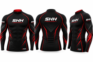SHH Industries Fully Custom <b>Men's</b> <b>Compression</b> Breathable Rash Guard Quick Dry Sportswear Full Sleeve MMA BJJ Training <b>Shirt</b> - Product Image 4