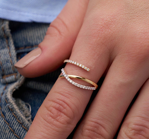 Anillo de Compromiso Vintage de Oro de 14 Quilates con Diamante Natural, Certificado por IGI, Regalo de Boda para Mujer, Diseño Elegante - Product Image 6
