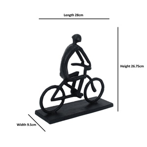 Producto de moda para ciclistas recién añadido a la decoración del hogar: Figura de arte hecha a mano para decoración de mesa en la sala de estar. - Product Image 3