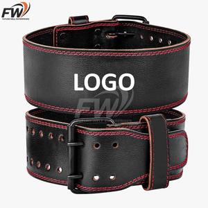 เข็มขัดยกน้ำหนักหนังพรีเมียม สำหรับฝึกซ้อมเพาเวอร์ลิฟติ้ง หัวเข็มขัดแบบสี่เหลี่ยมนุ่ม รองรับหลัง ป้องกันอย่างมืออาชีพ เพื่อการออกกำลังกาย - Product Image 1