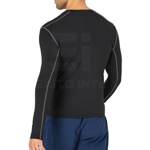 Camiseta de compresión ajustada para hombre, control de grasa abdominal, camiseta interior invisible de ajuste delgado, camiseta de compresión moldeadora para hombre, adelgazante de pecho y abdomen - Product Image 4